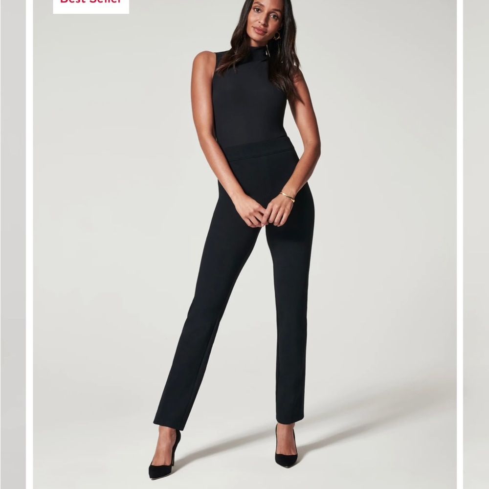 Spanx Classic Slim Straight Pants, Classic Black